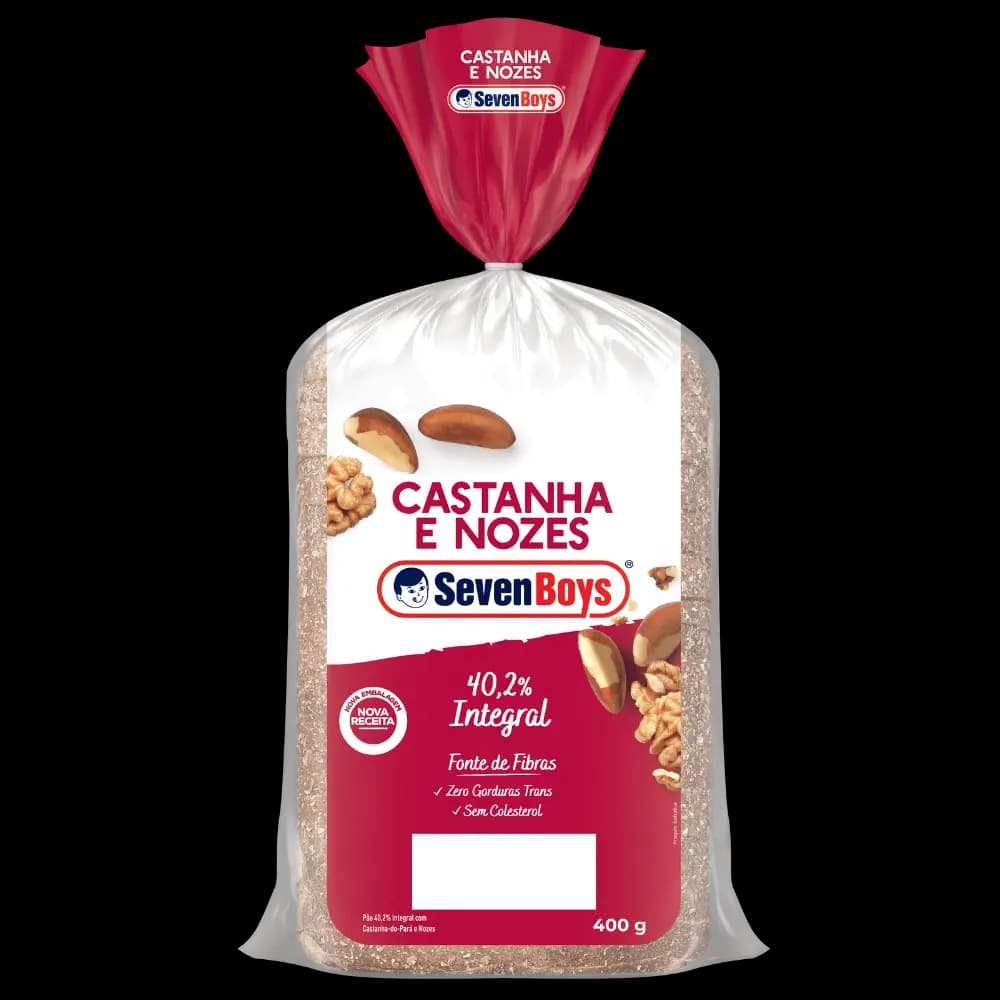 Pão Integral Castanha e Nozes