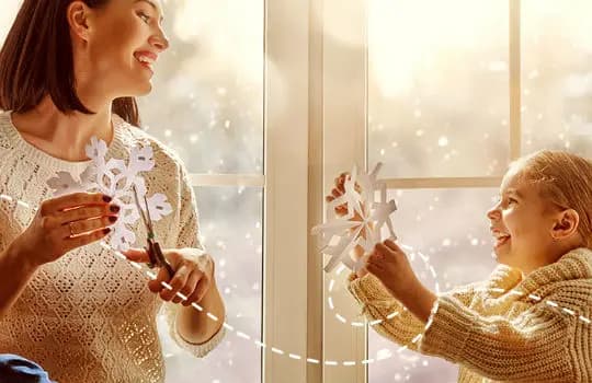 Faça enfeites para a árvore de natal com as crianças slide 1