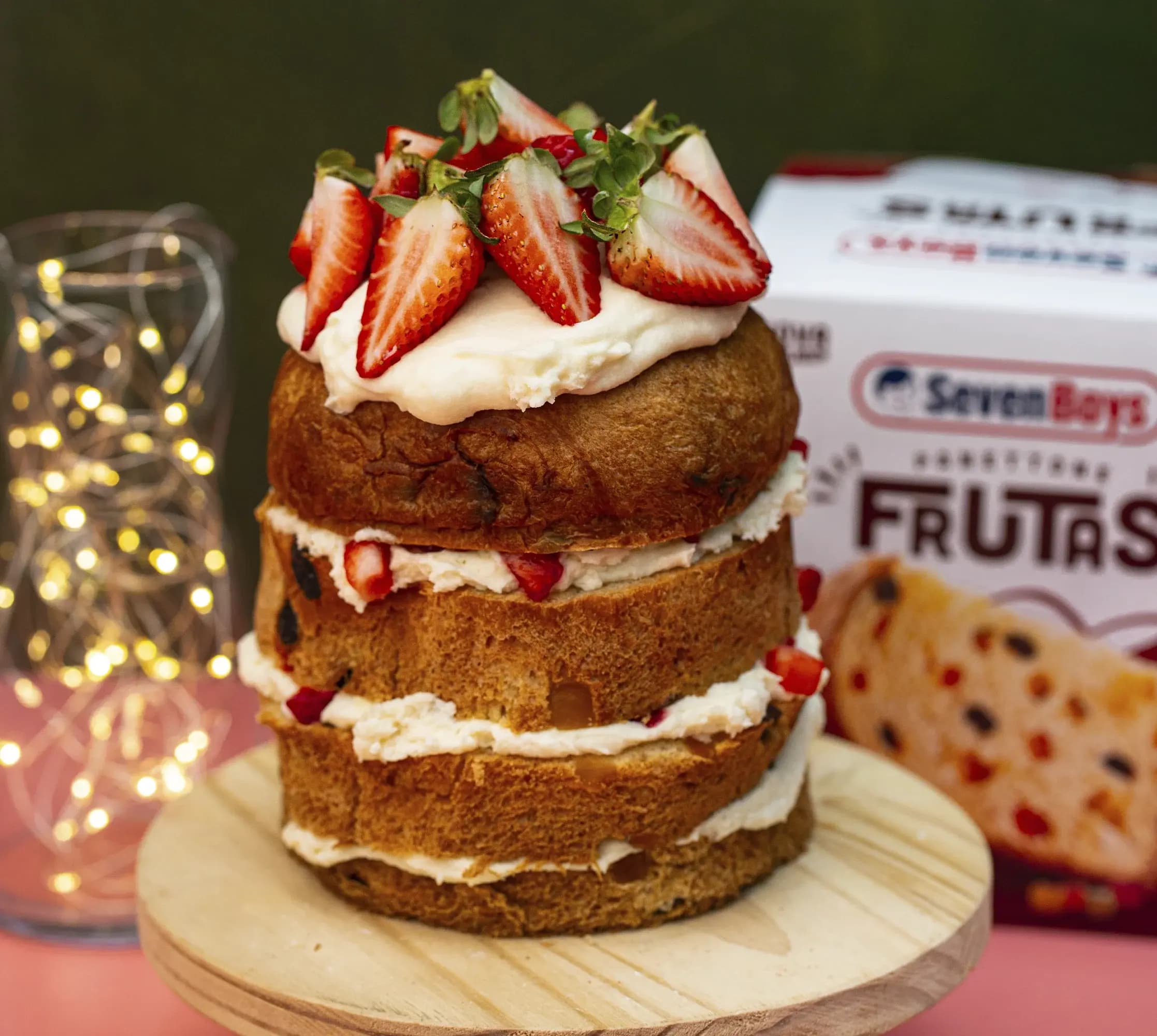 Naked Cake de Panettone