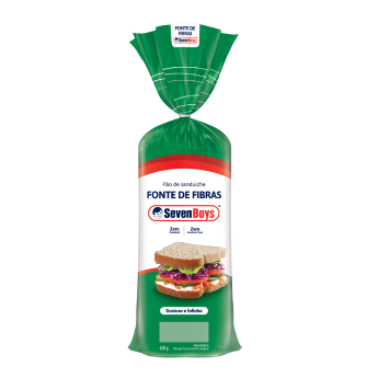 Pão de Sanduíche Fonte de Fibras