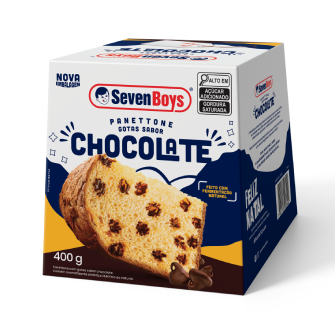 Panettone Gotas Sabor Chocolate