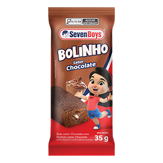 Bolinho Chocolate + Recheio Sabor Chocolate