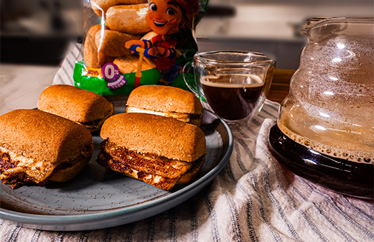 Bauru na Airfryer com Peito de Peru