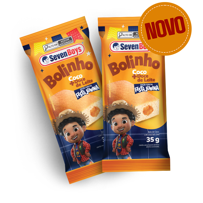 Bolinho de coco + doce de leite