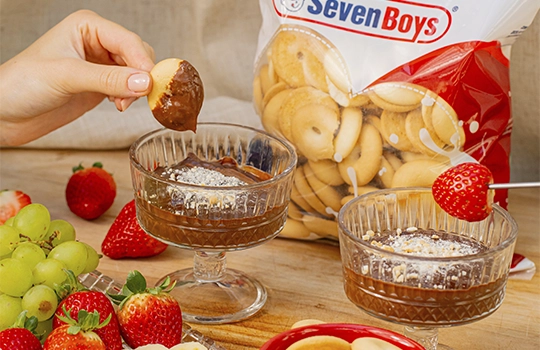 Fondue no Copinho com Sequilhos Inteiros