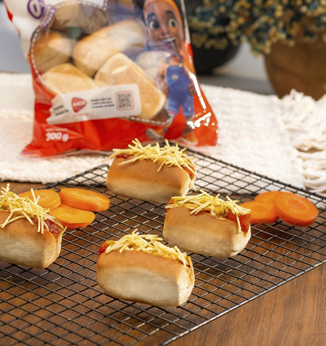 Cachorro-Quente Vegetariano na Bisnaguinha